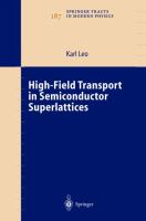 High-field transport in semiconductor superlattices /