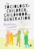 The sociology of children, childhood and generation /