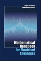 Mathematical handbook for electrical engineers /