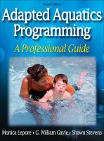Adapted aquatics programming : a professional guide /