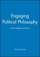 Engaging political philosophy : from Hobbes to Rawls /