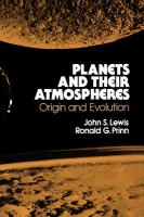 Planets and their atmospheres : origin and evolution /