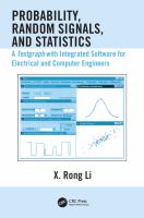 Probability, random signals, and statistics : a textgraph with integrated software for electrical and computer engineers /