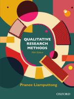 Qualitative research methods /