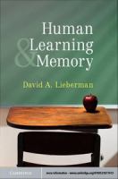 Human learning and memory