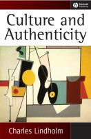 Culture and authenticity /