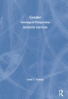 Gender : sociological perspectives /