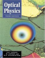Optical physics /
