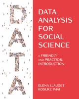 Data analysis for social science : a friendly and practical introduction /
