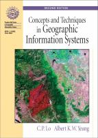 Concepts and techniques of geographic information systems /