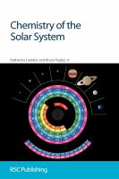 Chemistry of the solar system /
