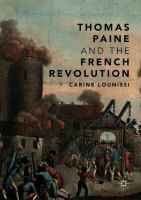 Thomas Paine and the French Revolution /