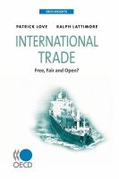 International trade : free, fair, and open? /