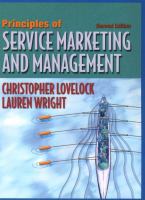 Principles of service marketing and management /