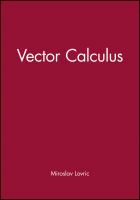 Vector calculus : student solutions manual /