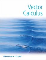 Vector calculus /