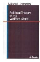 Political theory in the welfare state /