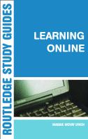 Learning online : a guide to success in the virtual classroom /