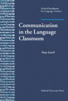 Communication in the language classroom /