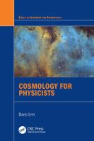 Cosmology for physicists /