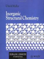 Inorganic structural chemistry /