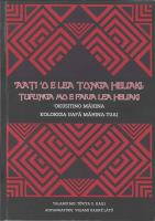 'Aati 'o e lea Tonga heliaki : tufunga mo e faiva lea heliaki /