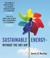 Sustainable energy--without the hot air :