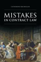 Mistakes in contract law /