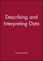 Psychology : describing and interpreting data /