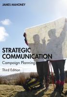 Strategic communication : campaign planning /