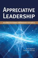 Appreciative Leadership : Building Sustainable Partnerships for Health /