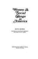 Women & social change in America /