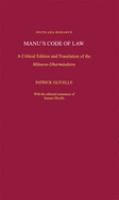 Manu's code of law : a critical edition and translation of the Mānava-Dharmásāstra /
