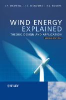 Wind energy explained theory, design and application /