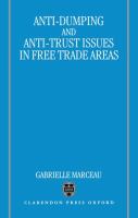Anti-dumping and anti-trust issues in free-trade areas /