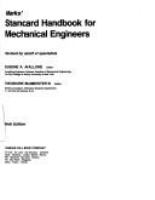 Marks' Standard handbook for mechanical engineers.