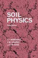 Soil physics /