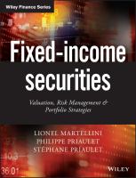 Fixed-income securities : valuation, risk management, and portfolio strategies /
