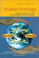 Human ecology : basic concepts for sustainable development /