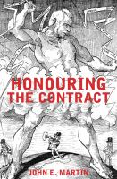Honouring the contract /