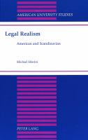 Legal realism : American and Scandinavian /