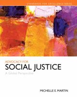 Advocacy for social justice : a global perspective /
