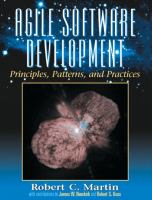 Agile software development : principles, patterns, and practices /