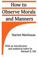 How to observe morals and manners /