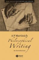 Philosophical writing : an introduction /