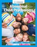 Abnormal child psychology /