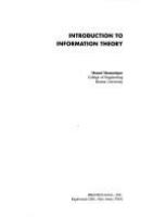 Introduction to information theory /
