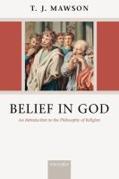 Belief in God : an introduction to the philosophy of religion /