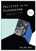 Politics in the playground : the world of early childhood in New Zealand /