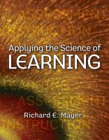 Applying the science of learning /